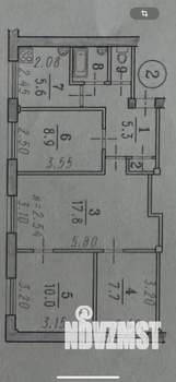 4-к квартира, вторичка, 59м2, 1/5 этаж