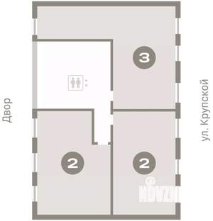 3-к квартира, вторичка, 92м2, 6/9 этаж