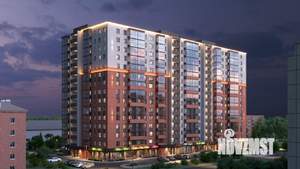 2-к квартира, строящийся дом, 52м2, 2/15 этаж