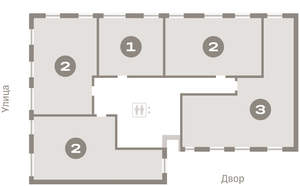 3-к квартира, вторичка, 69м2, 8/9 этаж