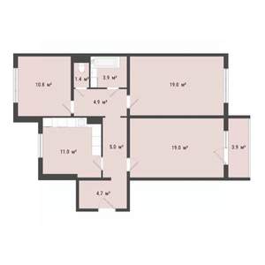 3-к квартира, вторичка, 80м2, 8/10 этаж