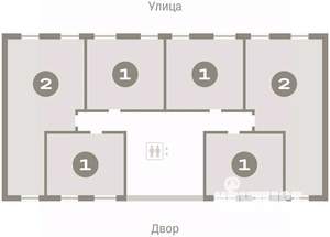 2-к квартира, вторичка, 68м2, 4/17 этаж