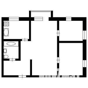 3-к квартира, вторичка, 42м2, 5/5 этаж