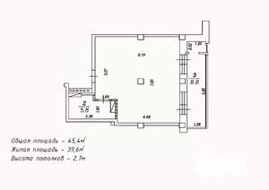 1-к квартира, сданный дом, 45м2, 3/18 этаж