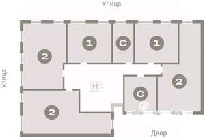 2-к квартира, вторичка, 72м2, 4/17 этаж