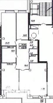 3-к квартира, вторичка, 145м2, 6/7 этаж