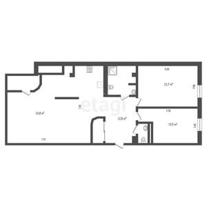3-к квартира, вторичка, 118м2, 2/14 этаж