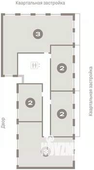 2-к квартира, вторичка, 59м2, 8/9 этаж