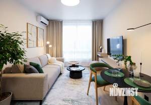 2-к квартира, строящийся дом, 55м2, 17/21 этаж