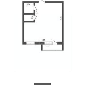 Студия квартира, вторичка, 33м2, 5/10 этаж
