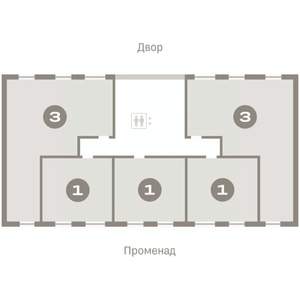 3-к квартира, вторичка, 85м2, 3/9 этаж