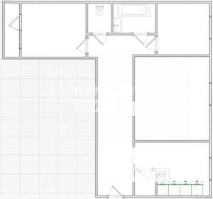 3-к квартира, вторичка, 63м2, 1/10 этаж