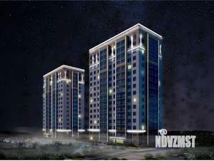 1-к квартира, строящийся дом, 43м2, 9/16 этаж