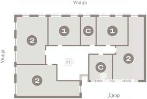 3-к квартира, вторичка, 69м2, 5/17 этаж
