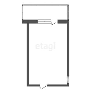 1-к квартира, вторичка, 17м2, 4/5 этаж