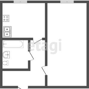 1-к квартира, вторичка, 30м2, 5/5 этаж