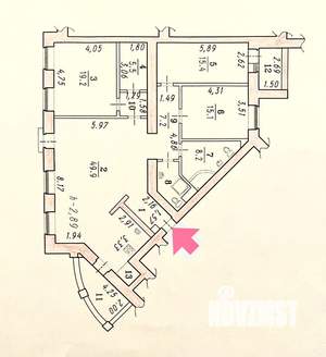 4-к квартира, вторичка, 144м2, 6/7 этаж