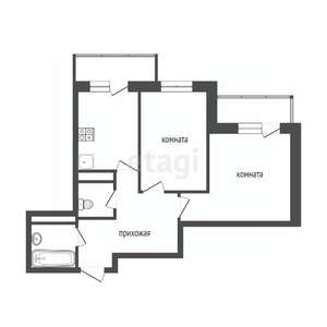 2-к квартира, вторичка, 58м2, 12/17 этаж