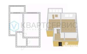 1-к квартира, вторичка, 42м2, 1/10 этаж