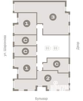 2-к квартира, вторичка, 72м2, 4/16 этаж