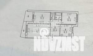 3-к квартира, вторичка, 64м2, 2/9 этаж