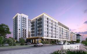 1-к квартира, строящийся дом, 52м2, 2/12 этаж