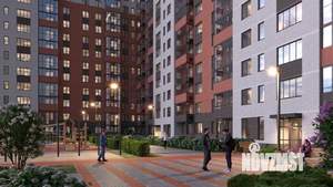 2-к квартира, строящийся дом, 64м2, 6/15 этаж