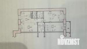 3-к квартира, вторичка, 65м2, 8/8 этаж