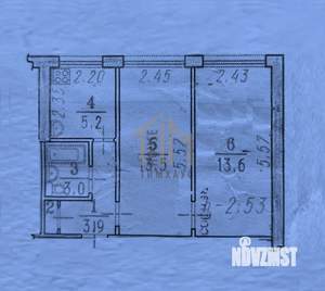 2-к квартира, вторичка, 40м2, 3/9 этаж