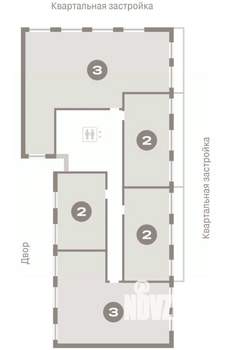 3-к квартира, вторичка, 142м2, 8/9 этаж