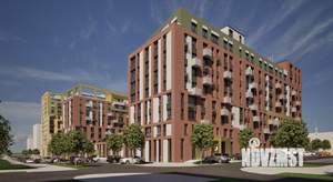1-к квартира, строящийся дом, 44м2, 5/9 этаж