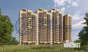 2-к квартира, строящийся дом, 65м2, 16/18 этаж