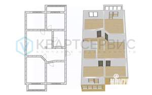 3-к квартира, вторичка, 68м2, 5/5 этаж