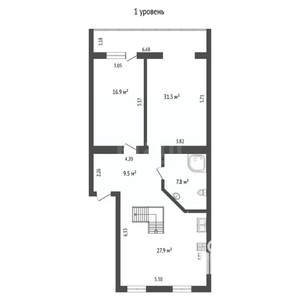 3-к квартира, вторичка, 108м2, 6/7 этаж