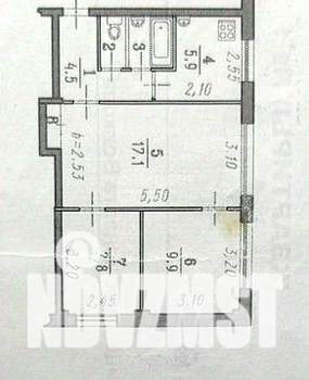 3-к квартира, вторичка, 49м2, 1/5 этаж