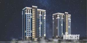 1-к квартира, строящийся дом, 48м2, 5/16 этаж