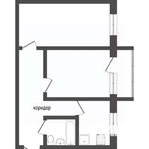 2-к квартира, вторичка, 46м2, 5/5 этаж