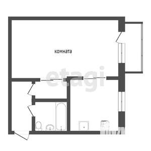 1-к квартира, вторичка, 31м2, 4/5 этаж