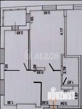 2-к квартира, вторичка, 59м2, 15/19 этаж