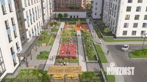 1-к квартира, строящийся дом, 44м2, 2/12 этаж