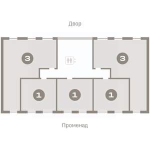 3-к квартира, вторичка, 85м2, 3/9 этаж