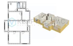 4-к квартира, вторичка, 59м2, 4/5 этаж