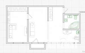 3-к квартира, вторичка, 56м2, 5/5 этаж
