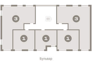 3-к квартира, вторичка, 84м2, 4/16 этаж