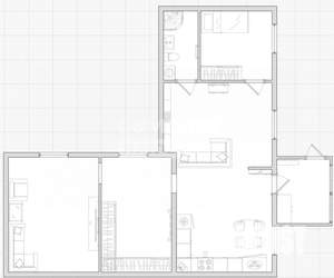 3-к квартира, вторичка, 73м2, 1/1 этаж