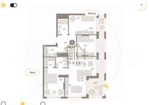 3-к квартира, вторичка, 110м2, 17/19 этаж
