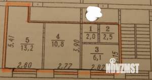 2-к квартира, вторичка, 36м2, 2/2 этаж