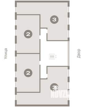 3-к квартира, вторичка, 84м2, 6/7 этаж