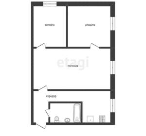 3-к квартира, вторичка, 60м2, 4/5 этаж