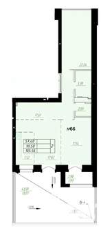 2-к квартира, вторичка, 88м2, 2/9 этаж